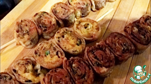 Pancake kebabs