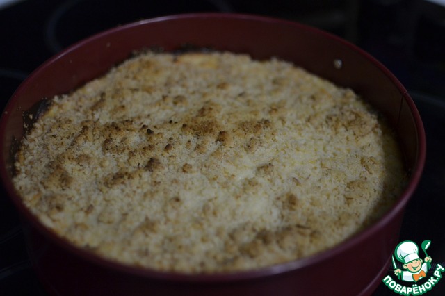 Cheese and grated Apple pie