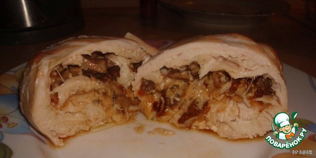 Куриное филе  с начинкой