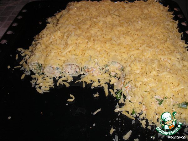 Каннеллони с куриным фаршем