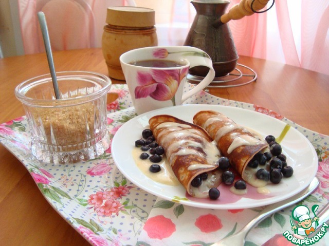 Blueberry pancakes