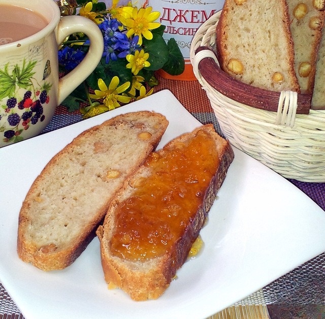 Булка к чаю с пряным нутом