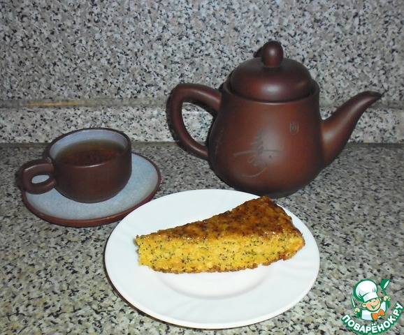 Морковный пирог с маком