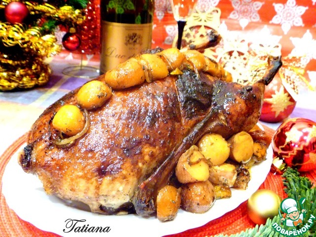 Festive duck with spicy rice