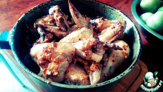 Chicken in creamy mustard marinade