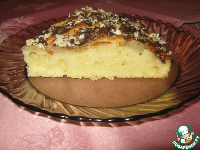 Пирог с грушами