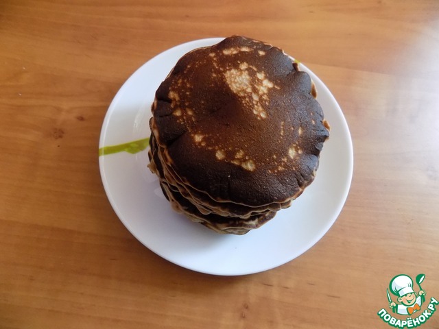 Chocolate pancake for Breakfast