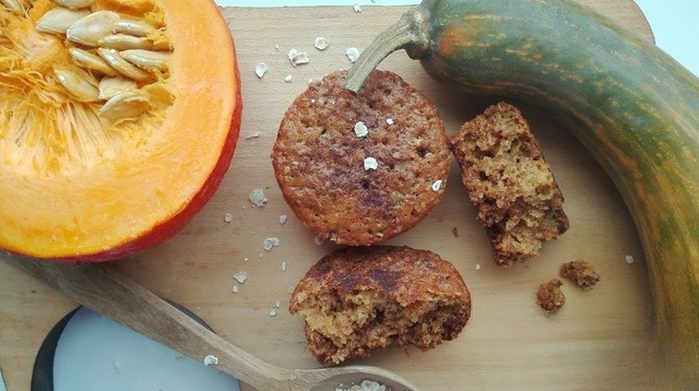 Овсяно-тыквенные кексы