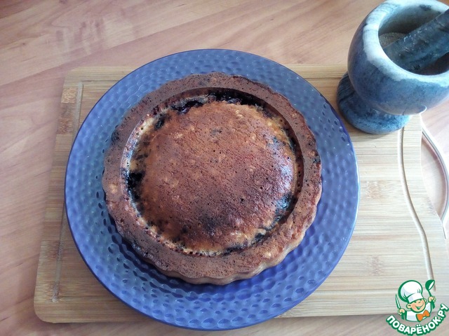 Творожно-геркулесовый пирог на завтрак