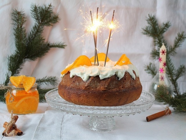 Simple spiced cupcake