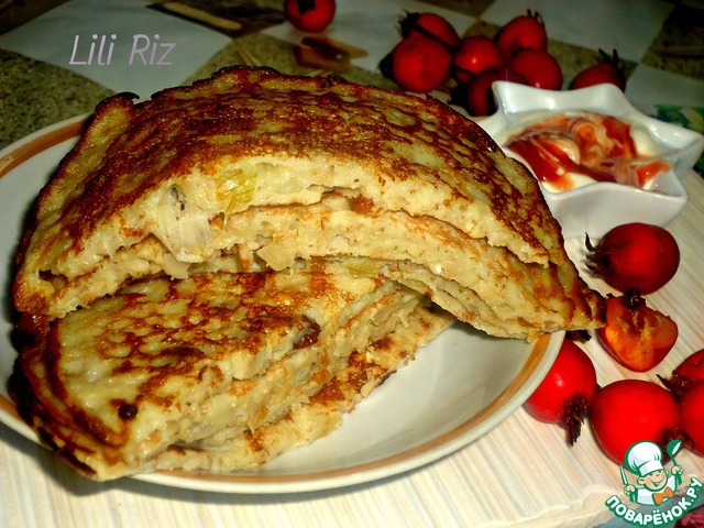 Mini oat pancakes