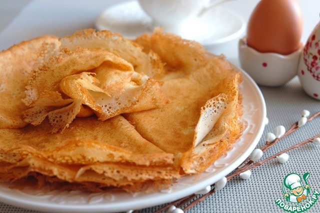 Pancakes laced with rice flour