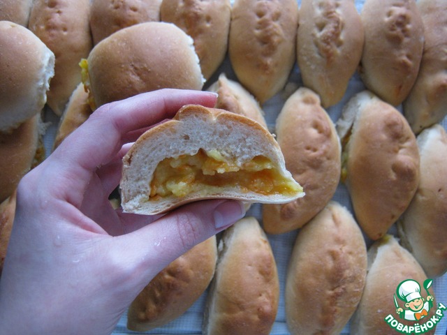 Пирожки с картофелем в духовке