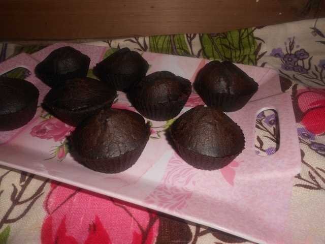 Vegetable chocolate cupcakes