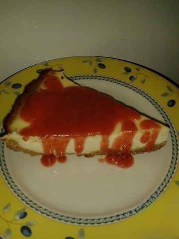 Чизкейк с основой из печенья