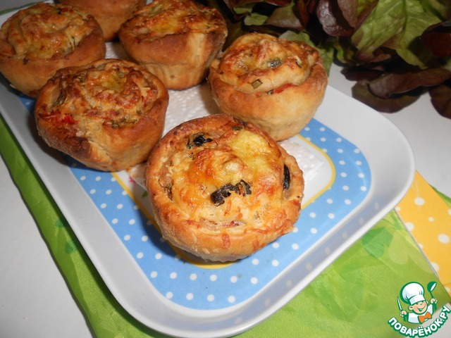 Мясные кексы к Пасхе