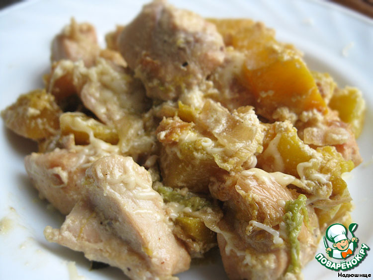 Chicken with pumpkin