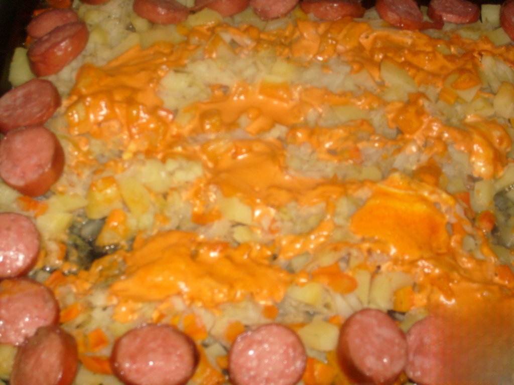 Vegetables with shpikachki