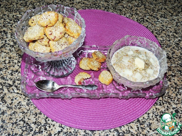 Сырные крекеры 