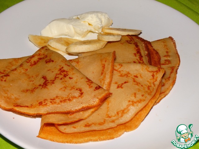 Banana pancakes from cookie