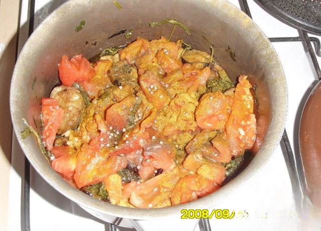 Рагу из зелени с овощами