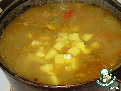 Porridge with waving and rice 