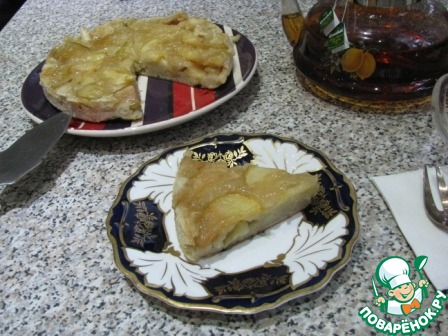 Lean Apple-caramel pie