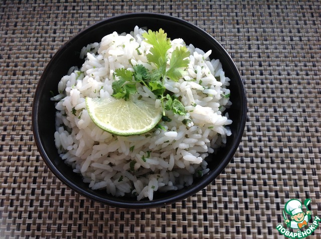 Aromatic rice with coriander