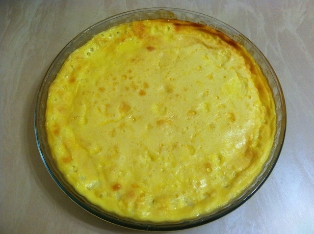 Casserole with cottage cheese
