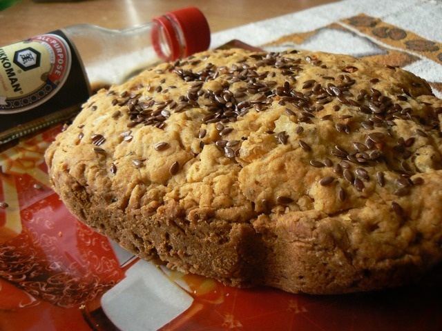 Lenten cake with vegetables