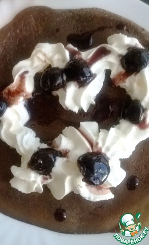 Chocolate pancakes 