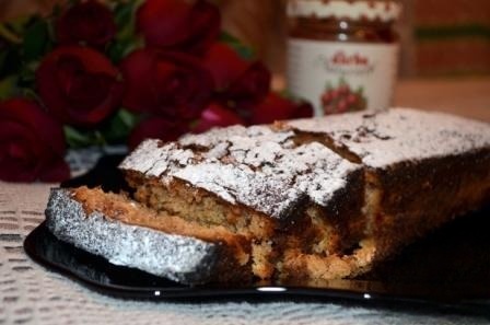 Клюквенный кекс