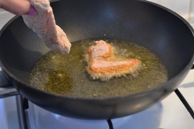 Chicken wings in a fur coat