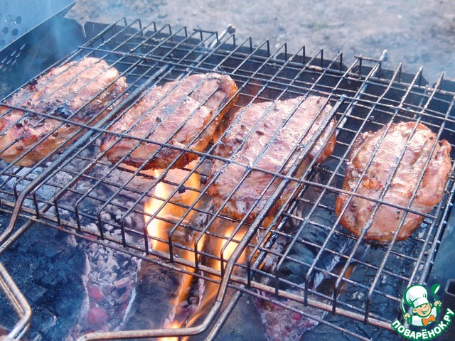 Duck breast grilled