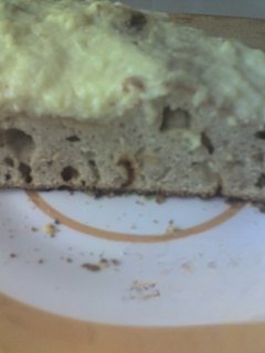 Кекс банановый с кремом