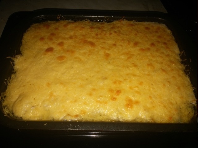 Julienne with chicken and mushrooms