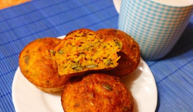 Морковные маффины 