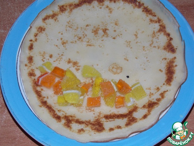 Блинчики с мармеладом