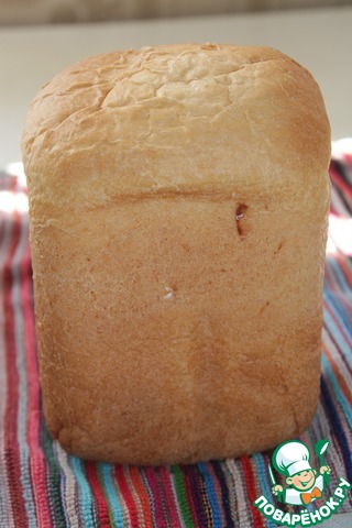 Wheat bread with a gentle crust