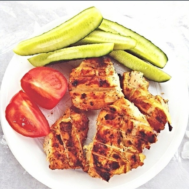 Diet chicken kebabs