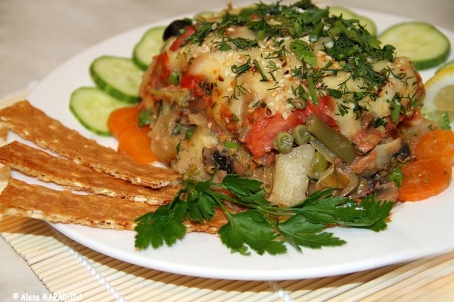 Vegetable casserole 