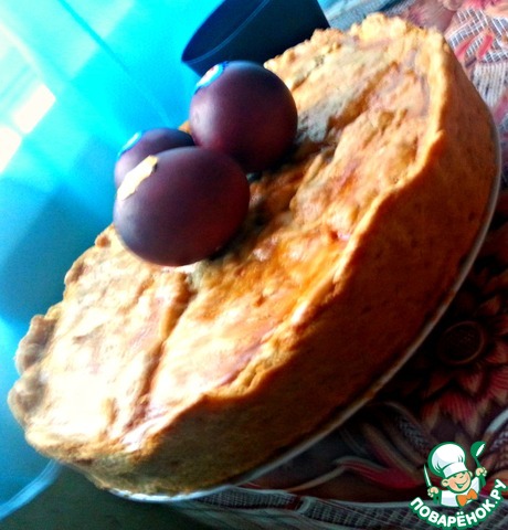 Сырно-грибной пирог