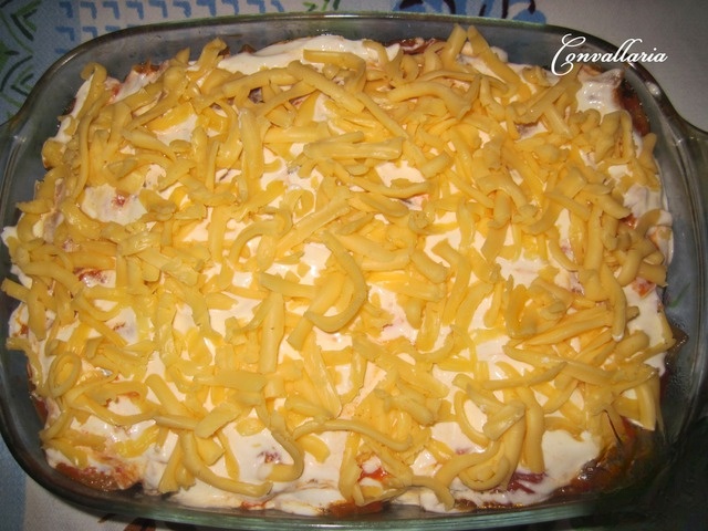 Lasagna with eggplant
