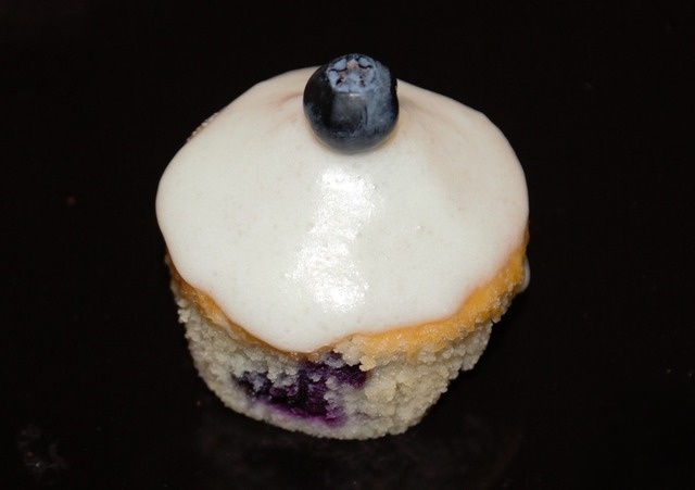 Капкейки с голубикой