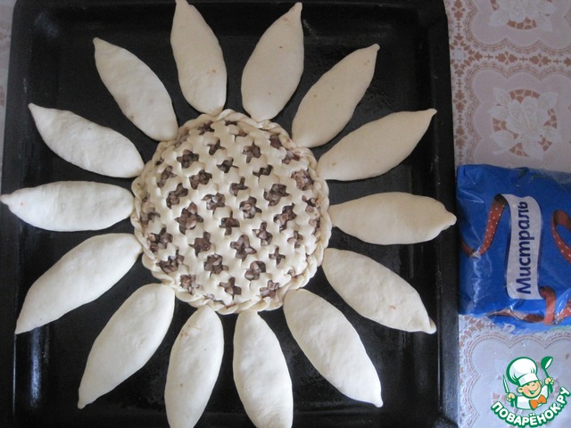 Пирог из гречки и мясного фарша