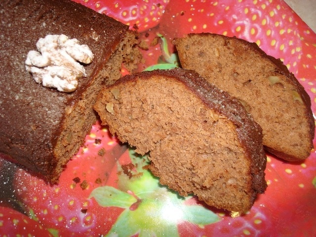 Кекс ореховый с какао