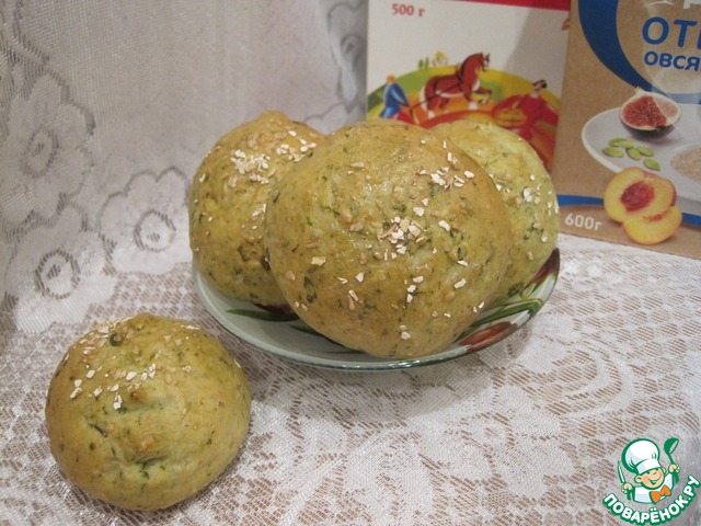 Trubnye buns with greens For Breakfast
