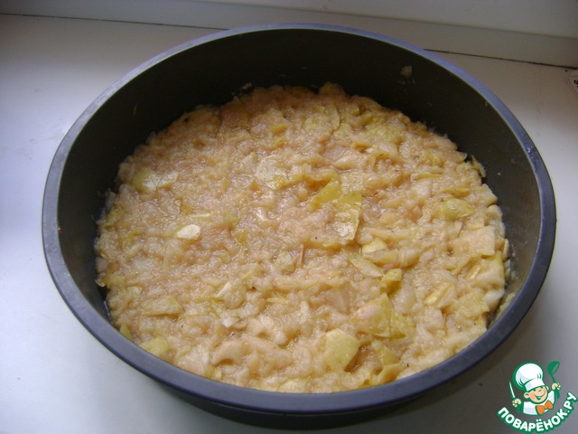 Диетический яблочный пирог