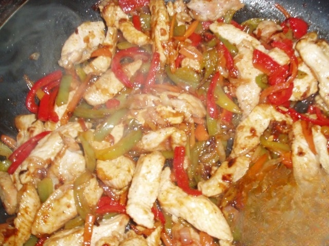 Meat with vegetables