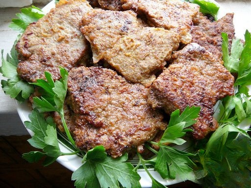 Fried liver